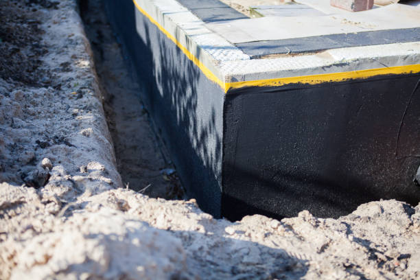 Residential Waterproofing installation at a Hampshire, IL home by SJ Waterproofing Pros