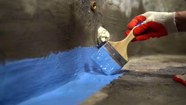 Commercial Waterproofing project at a Hampshire, IL business property by SJ Waterproofing Pros